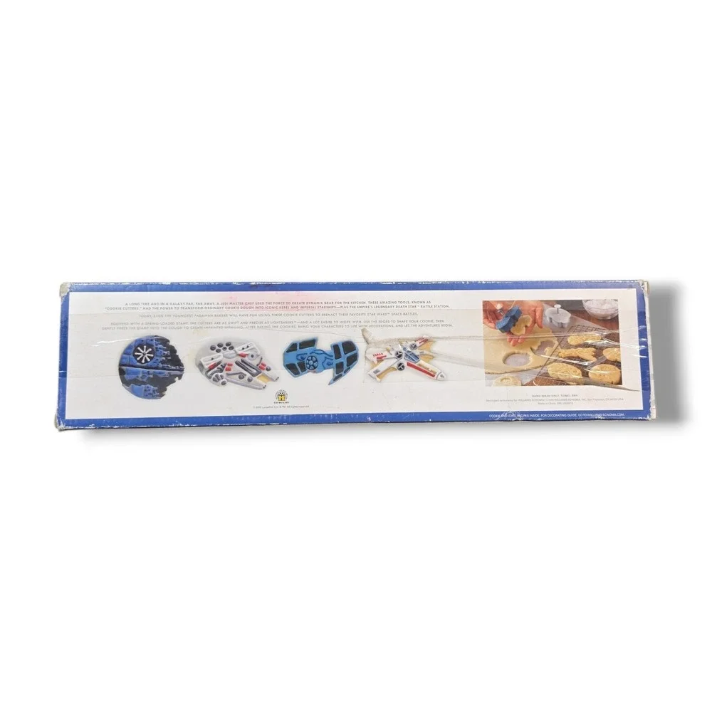 Star Wars Set Of 4 Cookie Cutters By Williams-Sonoma - New In Open Package‎